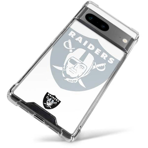 NFL Las Vegas Raiders Double Vision Google Pixel 7a Clear Case